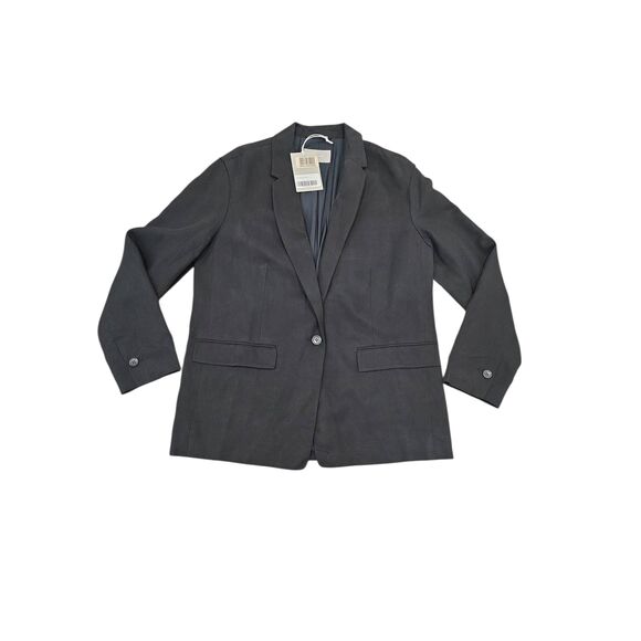 Everlane Oversized Blazer Black Lyocell Size 0 Women’s – Relaxed Minimalist Jack - Picture 7 of 11